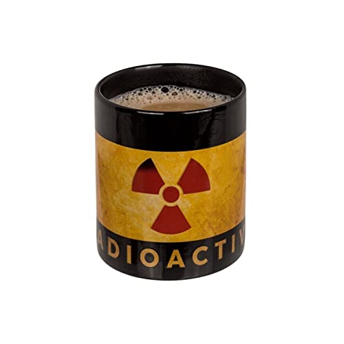 Out of the blue Radioactive Nuklearzeichen Kaffeebecher mit Wärmeeffekt von Out of the blue