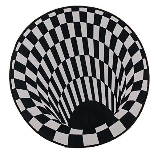 Schwarzes Loch - Optische Täuschung Fußmatte mit ca. 60cm Durchmesser von Out of the blue