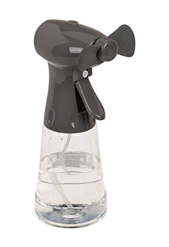 Ventilator mit Sprühflasche, ca. 22 cm, aus Kunststoff, batteriebetrieben, 2 farbig sortiert Ventilator mit Sprühflasche, ca. 22 cm, aus Kunststoff, batteriebetrieben, 2 farbig sortiert von Out of the blue