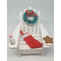 Adirondack Ornament, Weihnachtsstrand Stuhl Weihnachtsverzierung, Strandstuhl Adirondack Ornament, Weihnachtsstrand Stuhl Weihnachtsverzierung, Strandstuhl von OutIslandEssentials