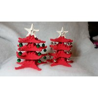 Seestern Weihnachtsbaum Dekoration, Strass Weihnachtsbaum, Strand Tischplatte von OutIslandEssentials