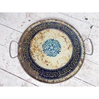 Vintage Kuchenteller Platte Art Deco von OutOfData