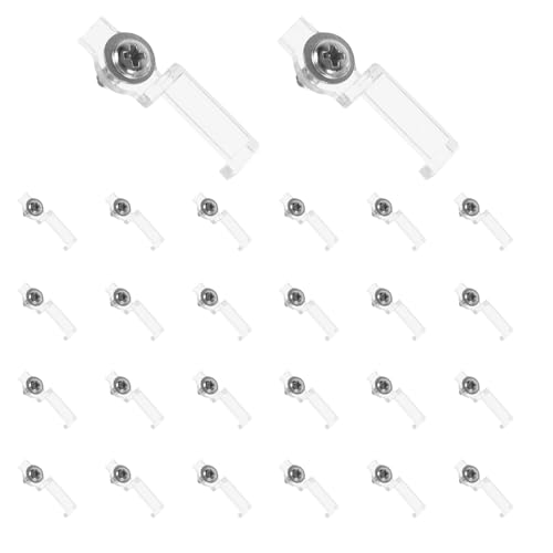 Outanaya 100 Stück LED Lichtleiste Halterung Leuchtclips Befestigungsclips mit Schrauben Kunststoff Halter LED Strip Montage für DIY Lichtband Reparatur von Outanaya