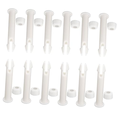 Outanaya 12 Stück Teiliges Pool-verbindungsstifte Robustem Kunststoff mit Dichtungen Ersatz für Rechteckige Metallrahmen-schwimmbecken Installieren Poolzubehör für Stabile Rahmenverbindung von Outanaya