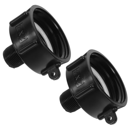 Outanaya 2 Stück Ibc Tank Adapter Grobgewinde Feingewinde Universalanschluss für Ibc Tonnen Wasserschlauch Anschluss Ersatzteil für Gartenbewässerung und Industrie anwendung von Outanaya