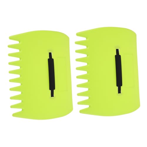 Outanaya 2 Stück Robuster Gartenrechen mit Starkem Blattgreifer Ergonomisch Geformt für Einfache Laub Rasensäuberung Widerstandsfähiges Kunststoffmaterial für Rasen und Gartenschmutz von Outanaya