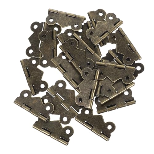 Outanaya 24 Stück Teiliges Mini Schmetterlingsscharniere Antik Grünes Vintage Dekorative Box Schrankscharniere Sicheres Design Einfache Montage Für Kleine Holzschränke und Schmuckkästen Outanaya 24 Stück Teiliges Mini Schmetterlingsscharniere Antik Grünes Vintage Dekorative Box Schrankscharniere Sicheres Design Einfache Montage Für Kleine Holzschränke und Schmuckkästen von Outanaya