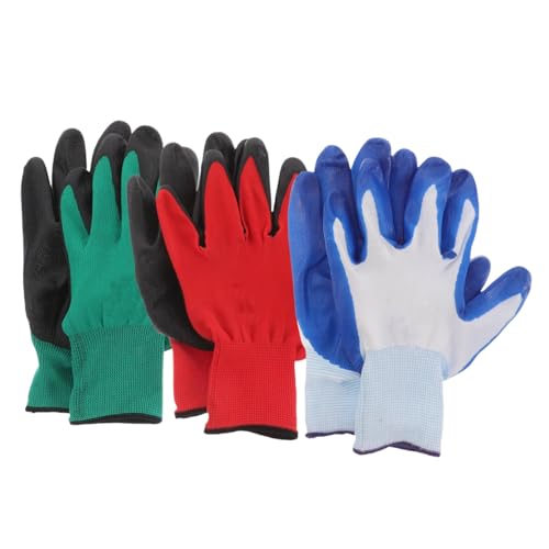Outanaya 3 Paare Atmungsaktive Gartenhandschuhe Nitrilbeschichtete Gummihandschuhe für Griffigkeit und für Gartenarbeiten und Vielseitige Anwendungen Outanaya 3 Paare Atmungsaktive Gartenhandschuhe Nitrilbeschichtete Gummihandschuhe für Griffigkeit und für Gartenarbeiten und Vielseitige Anwendungen von Outanaya