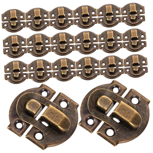 Outanaya 30 Stück Teiliges Antikes Hasp Verschluss aus Robustem Eisen Holzbox Riegel mit Schrauben Einfache Montage Sicherer Verschluss für Schrank Kiste Schmuckkästchen Vintage Stil Outanaya 30 Stück Teiliges Antikes Hasp Verschluss aus Robustem Eisen Holzbox Riegel mit Schrauben Einfache Montage Sicherer Verschluss für Schrank Kiste Schmuckkästchen Vintage Stil von Outanaya