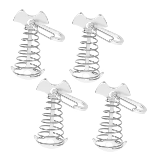 Outanaya 4 Stück Verstellbare Bodenheringe mit Spann Schnalle Robuste Zelt heringe für Harten Boden Outdoor Camping Zubehör für Zeltnetz und Markisenbefestigung von Outanaya