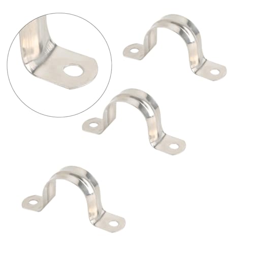 Outanaya 5 Stück Teiliges Edelstahl Rohrschellen U Förmig mit Robustem Halt für Wasser Luft und Kraftstoffschläuche Korrosionsbeständig und Einfach zu Montieren von Outanaya