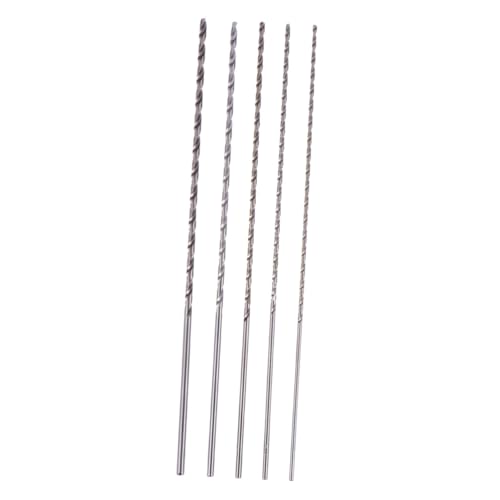 Outanaya 5 Stück Teiliges Extra Langes Hochgeschwindigkeitsstahl Bohrerset Spiralbohrer Set mit Schneller Spanabfuhr für Metallbohren Kompatibel mit Gängigen Marken Outanaya 5 Stück Teiliges Extra Langes Hochgeschwindigkeitsstahl Bohrerset Spiralbohrer Set mit Schneller Spanabfuhr für Metallbohren Kompatibel mit Gängigen Marken von Outanaya