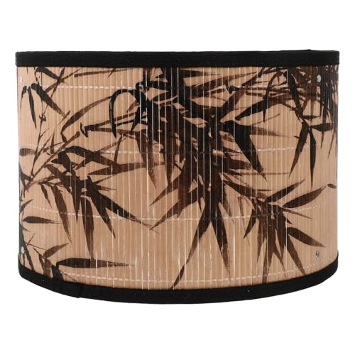 Outanaya Chinesischer Stil Lampenschirm Deckenleuchte Lampenabdeckung Haushalt Vintage Holz Lampenschirm für Wohnzimmer Schlafzimmer Einfache Montage Langlebig Augenschonend von Outanaya