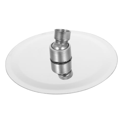 Outanaya Edelstahl Regendusche Rund Hochdruck Duschkopf Ultra Dünn Verstellbar Silikon Düsen Hitzebeständig Rostfrei Badezimmer Dusche von Outanaya