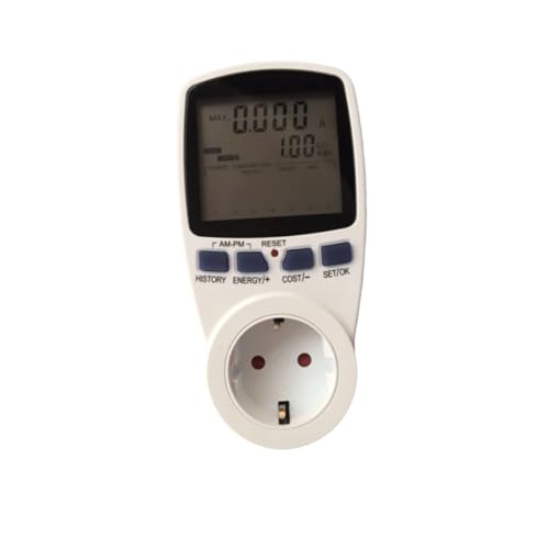 Outanaya Energieanalysator Steckdose mit LCD Display Digitales Wattmeter für Misst Spannung Strom und Frequenz zur Kostenkontrolle und Qualitätsüberwachung Outanaya Energieanalysator Steckdose mit LCD Display Digitales Wattmeter für Misst Spannung Strom und Frequenz zur Kostenkontrolle und Qualitätsüberwachung von Outanaya