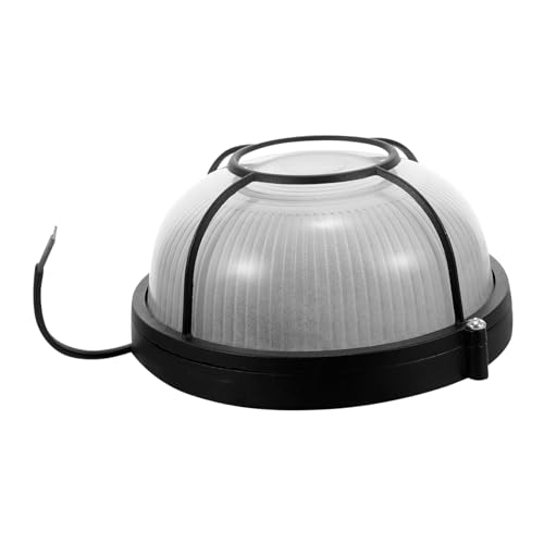 Outanaya Explosionsgeschützte Sauna wandlampe Fassungslicht Staub Feuchtigkeitsbeständig Professionelle Saunabeleuchtung Robuste Aufbaulampe für Sauna Dampfbäder Schwarz von Outanaya