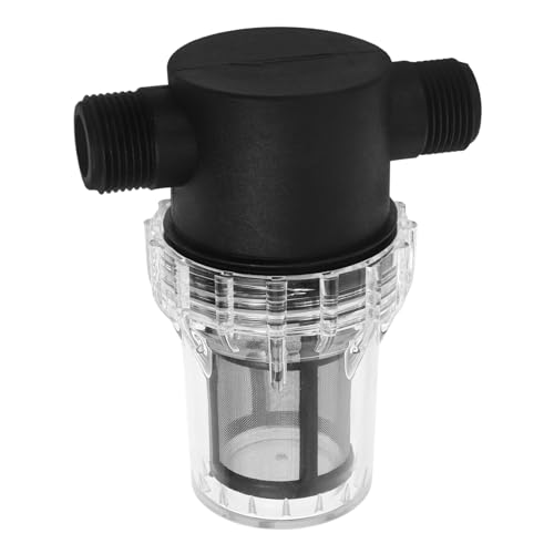Outanaya Inline Wasserfilter Garten Schlauchfilter Mesh sieb Robustes Kunststoffgehäuse Sedimententfernend Kompatibel mit Gartenbewässerung Wohnmobil Waschmaschine Verbessert von Outanaya