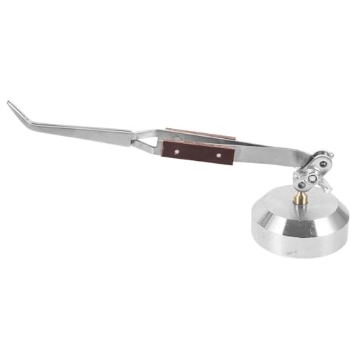 Outanaya Kleine Tischpinzette mit Gebogenem Mund Robuste Hilfsklammer Lötzange aus Präzise Schmuckwerkzeug für Basteln und Drahtarbeiten für Filigrane Handarbeiten von Outanaya