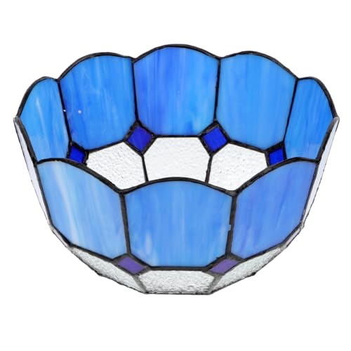 Outanaya Lampenschirm Fassung Wandlampen Abdeckung Diamant Design Künstlerisch für Innen Pendelleuchte Deckenleuchte Zubehör aus Glas von Outanaya