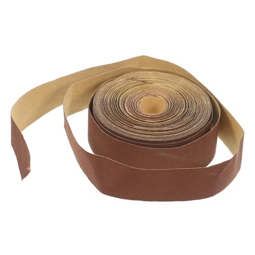 Outanaya Lampenschirm Randstreifen Selbstklebend Stoff Kaffeebraun Schutzkante Tischlampe DIY Lampenschirm Umrandung Strapazierfähig Langlebig Einfach Anzubringen von Outanaya
