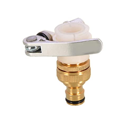 Outanaya Messing Wasserhahn Adapter Gewinde Schnellverbinder Wasserschlauch für Waschmaschine Garten Küche Badezimmer Wasserhähne Langlebig Hochwertigem Messing von Outanaya