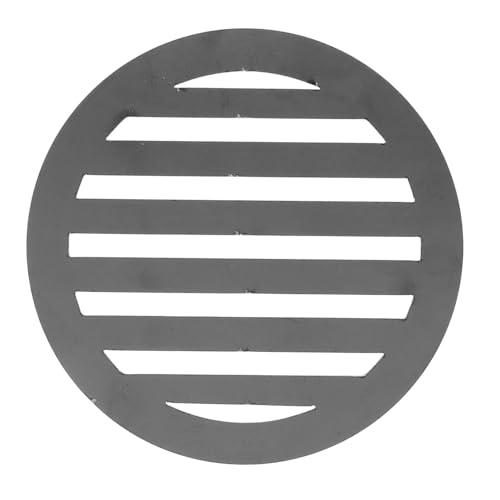 Outanaya Runde Gusseisen grillplatte Robuste Holzkohle feuerrost ersatzplatte mit Verbesserter Luftzirkulation für Effizientes Grillen Vielseitig Kompatibel Leicht zu Reinigen von Outanaya