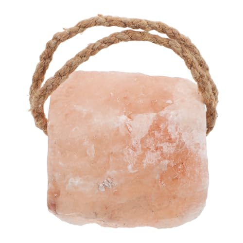 Outanaya Salzziegel-leckstein Für Tiere Naturmineralien Viehlecksalz Seilbefestigung Ca 1-2kg Rohsalzblock Zum Lecken von Outanaya