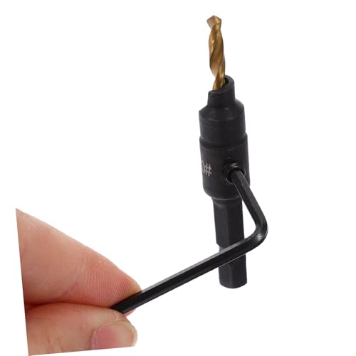 Outanaya Teiliges Holzbearbeitung mit Titanbeschichtung Langlebig Vibrationsfest Hoher Härtegrad Präzises und Schnelles Holzbohren Kompatibel mit Akkuschrauber und Bohrmaschine von Outanaya