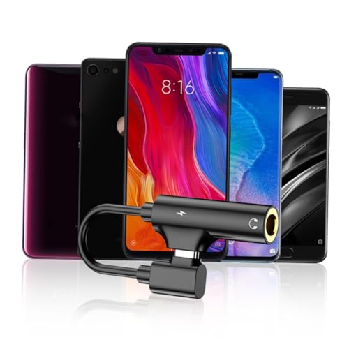 Outanaya Type Adapter Kabel und Musik Adapter Kompatibel mit USB C Smartphones ohne Kopfhörerbuchse Schwarz Outanaya Type Adapter Kabel und Musik Adapter Kompatibel mit USB C Smartphones ohne Kopfhörerbuchse Schwarz von Outanaya