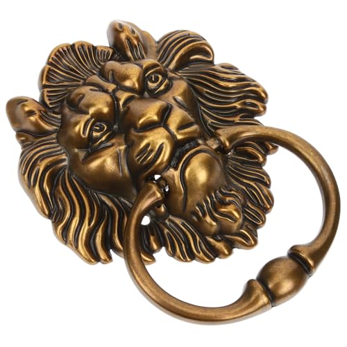 Outanaya Vintage Löwenkopf Türgriff aus Langlebiger Zinklegierung Klassischer Schrankgriff für Küchenschränke und Möbel Robustes Design für Türen und Holzschränke Einfach zu Montieren Outanaya Vintage Löwenkopf Türgriff aus Langlebiger Zinklegierung Klassischer Schrankgriff für Küchenschränke und Möbel Robustes Design für Türen und Holzschränke Einfach zu Montieren von Outanaya