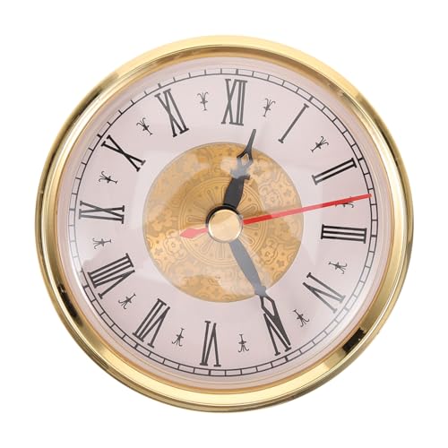 Outanaya Vintage Runde Uhr mit Römischen Ziffern Geräuscharmes Quarz Uhrwerk DIY Einlege Uhrkopf Goldfarbener Rahmen Dekorativ und Langlebig Geeignet für Vielfältige Wohnraumgestaltung Outanaya Vintage Runde Uhr mit Römischen Ziffern Geräuscharmes Quarz Uhrwerk DIY Einlege Uhrkopf Goldfarbener Rahmen Dekorativ und Langlebig Geeignet für Vielfältige Wohnraumgestaltung von Outanaya