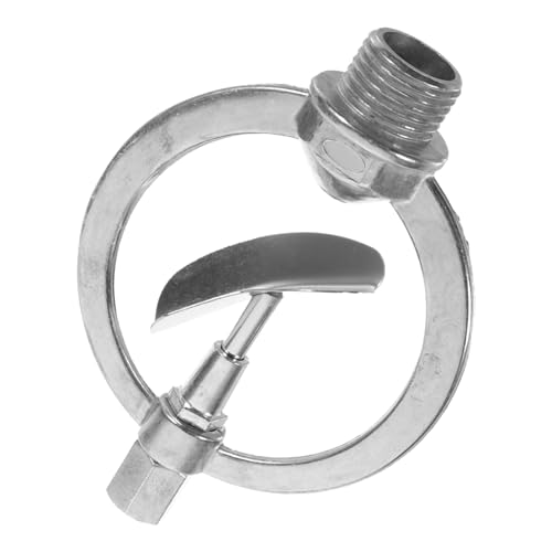Outanaya Zinklegierung Sprinklerkopf Drehbar Automatischer Gartensprenger Korrosionsbeständig Langlebig Sanfte Bewässerung für Grünfläche Garten Gewächshaus Silber Outanaya Zinklegierung Sprinklerkopf Drehbar Automatischer Gartensprenger Korrosionsbeständig Langlebig Sanfte Bewässerung für Grünfläche Garten Gewächshaus Silber von Outanaya