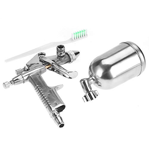 Outbit Spritzpistole - Professionelle 0,5-mm-Düse 125 ml pneumatische Mini-Spritzpistole Einfache Bedienung für die Reparatur von Autolacken von Outbit