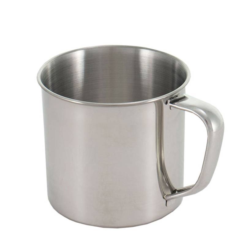 OUTDOOR Camping Becher Edelstahl 300/500 ml Trinkbecher Kaffee Tasse BW Geschirr-0,5 L von Outdoor International