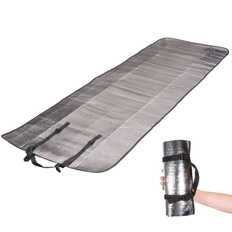 OUTDOOR Isomatte Single - Alu Matte Thermo Isolier Matte Thermomatte leicht 110g von Outdoor International