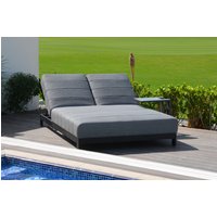 Outdoor Living Beziers 2-Sitzer Liege Aluminium/Sunbrella von Outdoor Living