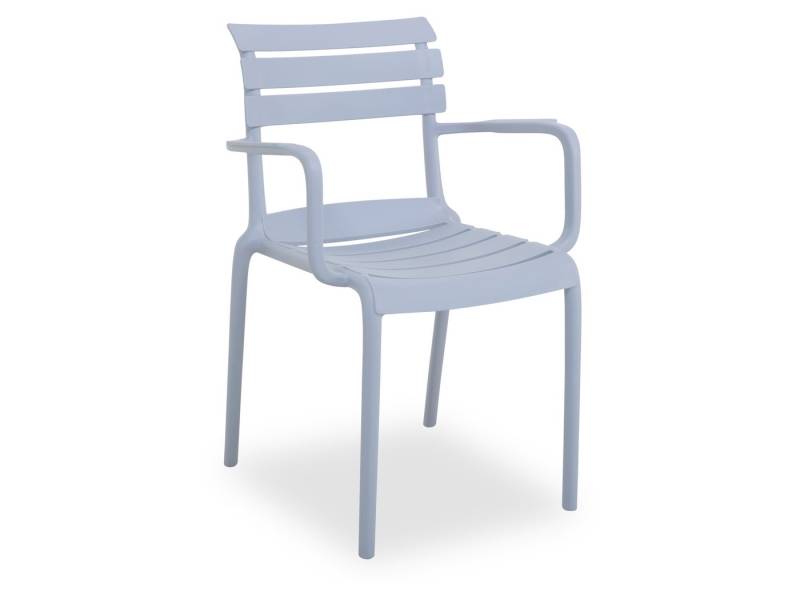 Outdoor Gartenstuhl Gartenstuhl outdoor FINN blau BHT 57x82x57 cm blau Stapelstuhl von Outdoor