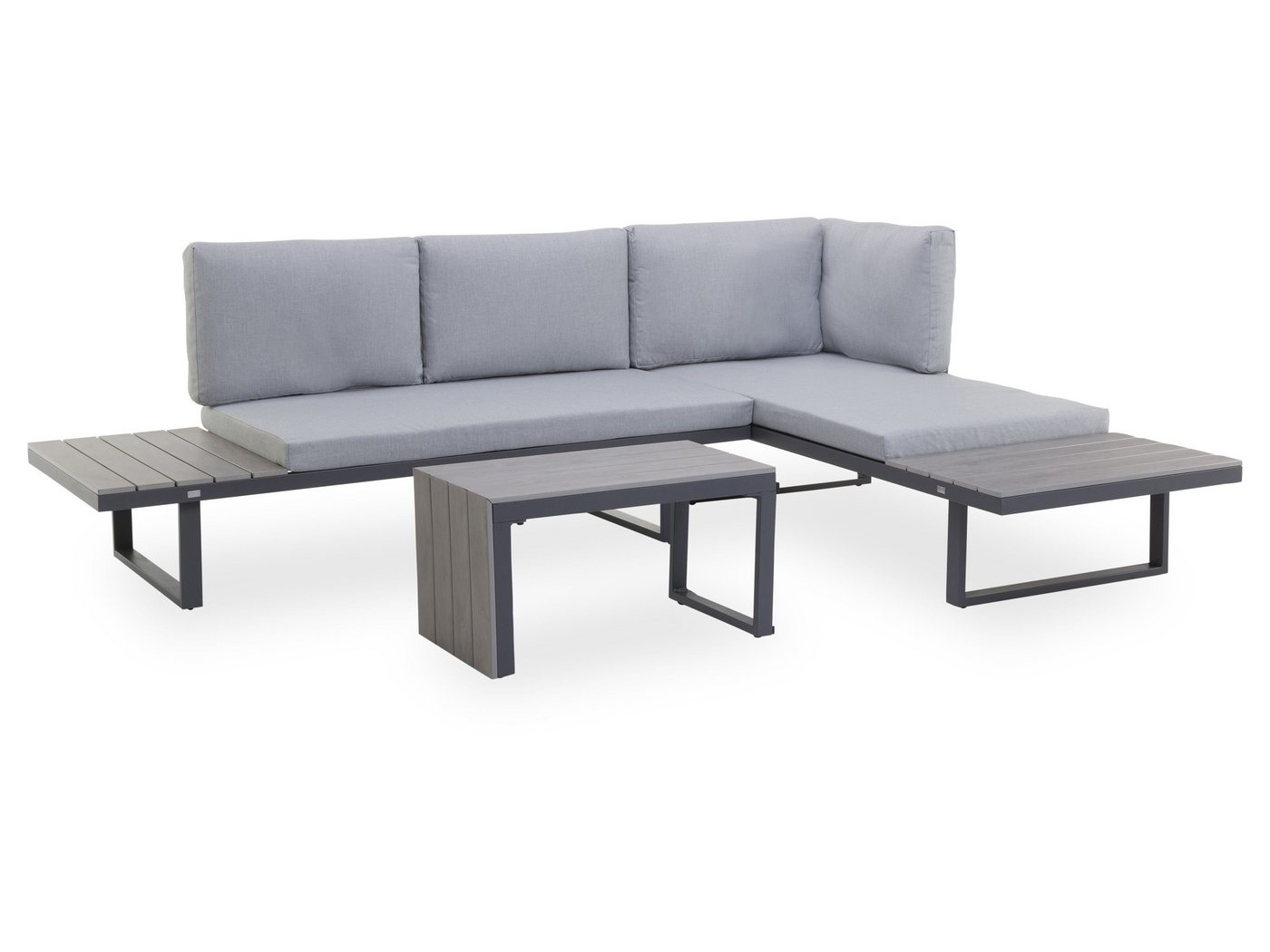 Outdoor Gartenlounge-Set Loungeecke Outdoor DUBAI grau Garten-Sofa Loungesofa Outdoorsofa von Outdoor