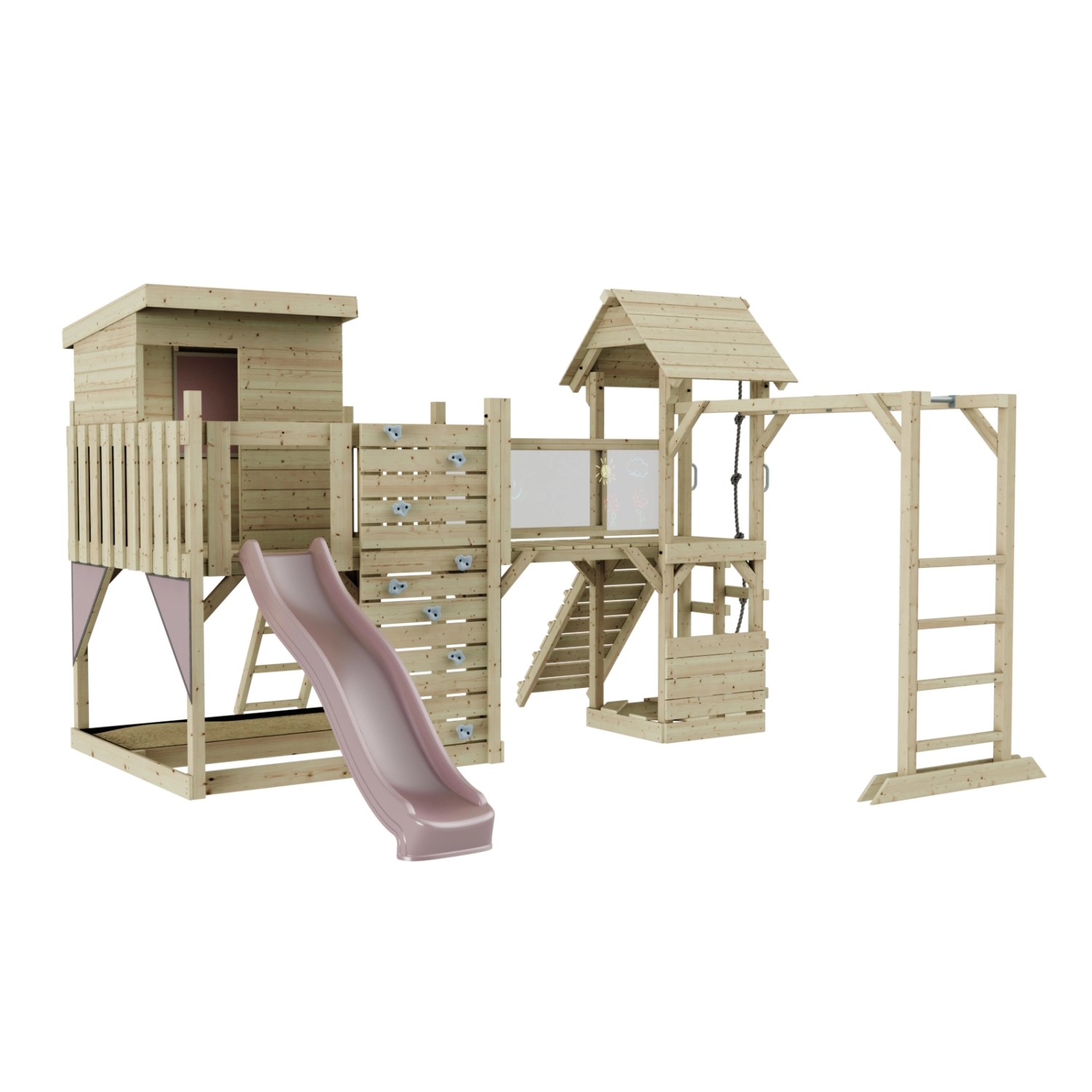 OutdoorToys Spielturm Joost  Altrosa von OutdoorToys