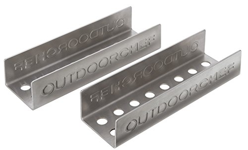 Outdoorchef Grillzubehör, Fisch Racks, silber, 10x3,8x18,5 cm, 18.212.04 von OUTDOORCHEF