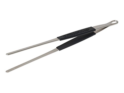 OUTDOORCHEF Grillzubehör, Pinzette Edelstahl, Silber, 5 x 2,1 x 45 cm, 14.112.54 von OUTDOORCHEF