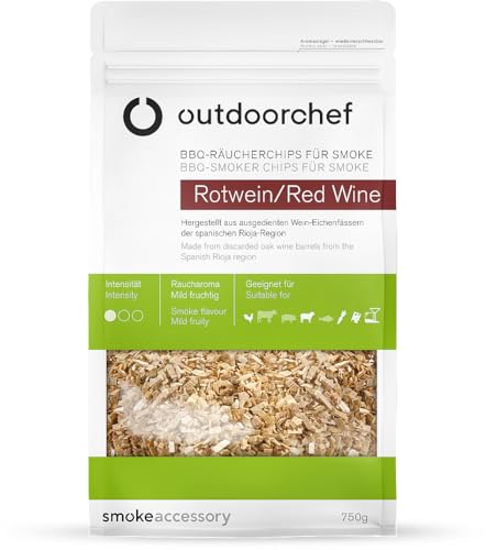 OUTDOORCHEF Smoke Räucherchips - Rotwein von OUTDOORCHEF