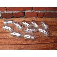 Formen Backen Krebs Set 10 Gebäck Zinn Backformen Muffin Dosen Geriffelte Backtorte Rote Blech Muffinförmchen Alte Kuchen von OutlivedMemories