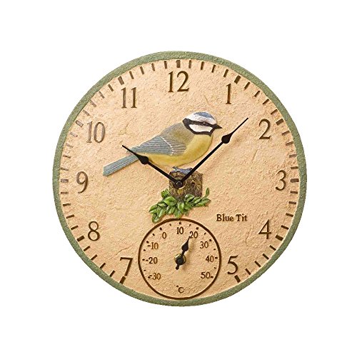 Outside In Design 5064003 Wanduhr, Blue Tit von Outside In Design