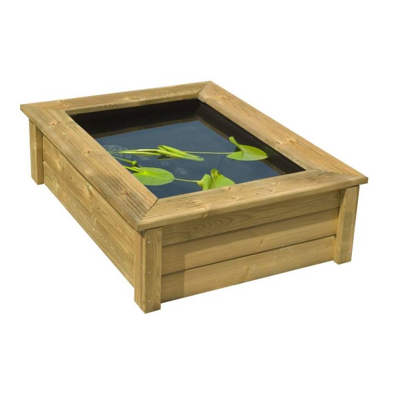 Beckenumrandung Quadro Wood I von Outside Living - Ubbink