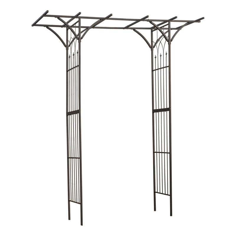 Nature Rosenbogen gerade, H232x114x66cm, schwarz Nature Rosenbogen gerade, H232x114x66cm, schwarz von Outside Living - Ubbink