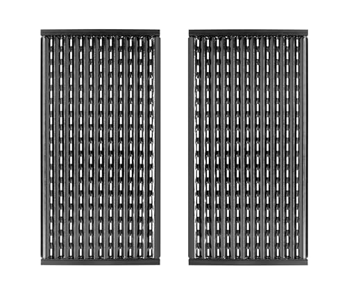 Outspark 43,2 cm Grillroste für Charbroil Performance TRU-Infrarot/Amplifire 2 Brenner 463633316 463655621 Gasgrill, Emitterplatten für CharBroil G327-1100-W1 Ersatzteile, mit Grillrostspatel von Outspark
