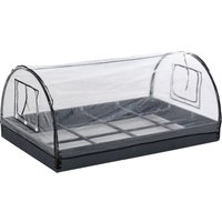 Gewächshaus mit Fenster 12 Gitter Treibhaus Transparent 120 x 79 x 53 cm von Outsunny