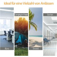Campingbett Feldbett Klappbett Liege inkl. Tasche 193x64x40cm (Schwarz) von Outsunny