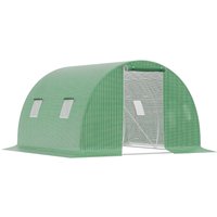 Foliengewächshaus begehbares Polytunnel 3 x 3 m Gewächshaus Foliengewächshaus begehbares Polytunnel 3 x 3 m Gewächshaus von Outsunny